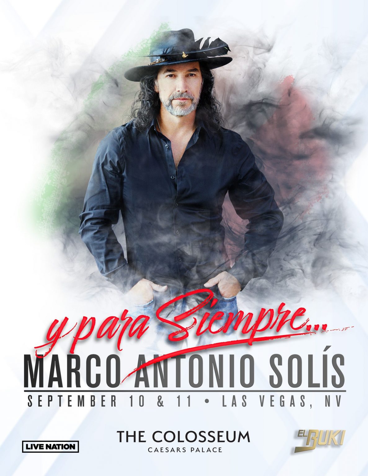 Marco Antonio Solís at The Colosseum at Caesars Palace Las Vegas in