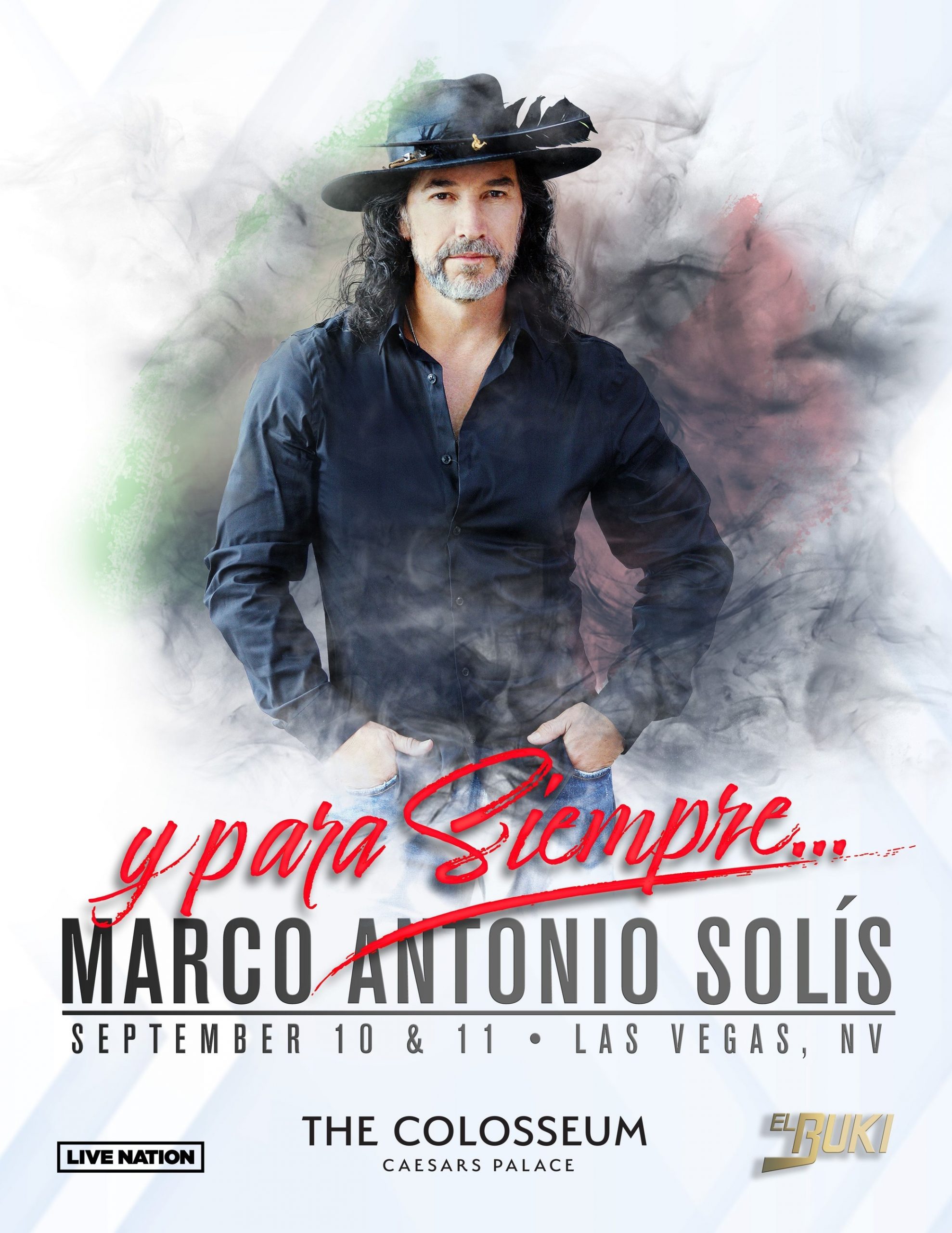 Marco Antonio Solís at The Colosseum at Caesars Palace Las Vegas in Sept.