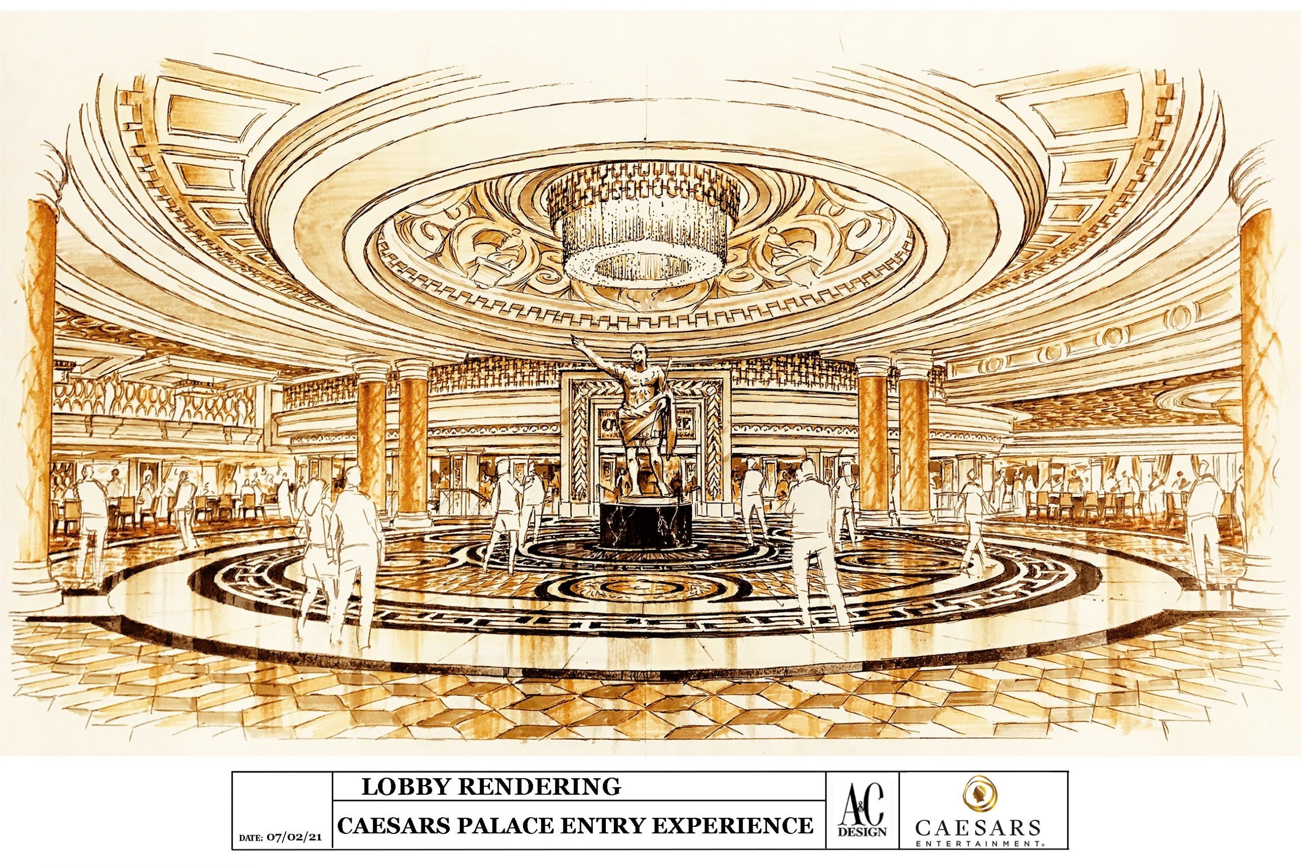 Caesars Palace Las Vegas, Multimillion-Dollar Main Entrance Renovation